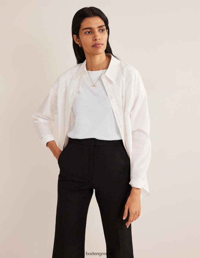 άσπρο είδη ένδυσης supersoft μπλουζάκι με λαιμόκοψη Boden γυναίκες 464PH8153