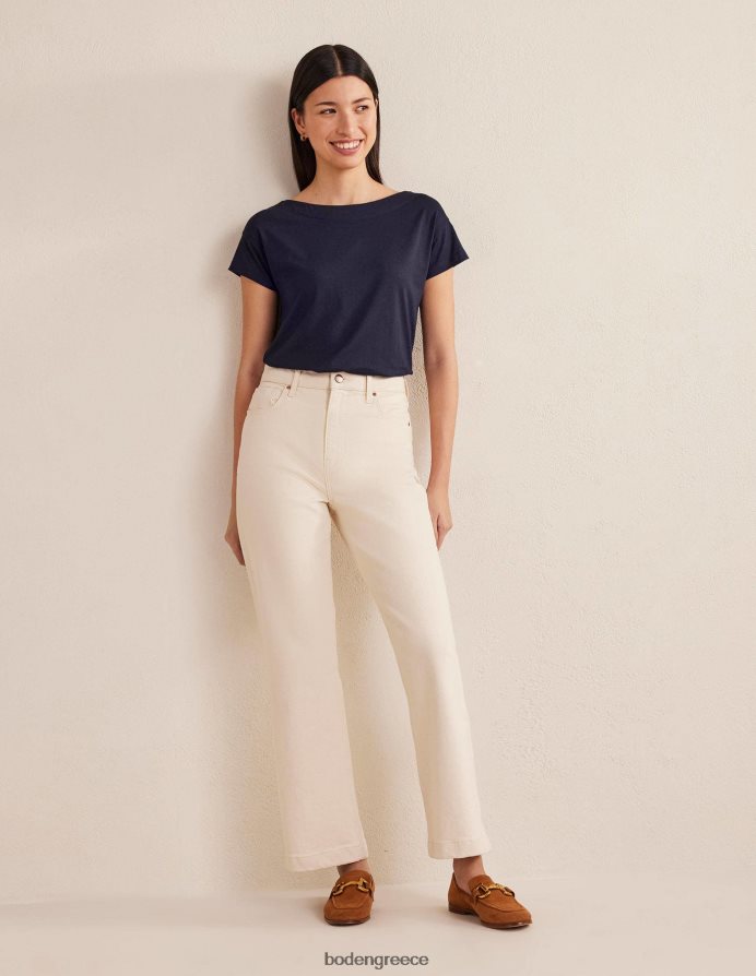 ΠΟΛΕΜΙΚΟ ΝΑΥΤΙΚΟ είδη ένδυσης supersoft μπλουζάκι με λαιμόκοψη Boden γυναίκες 464PH8158