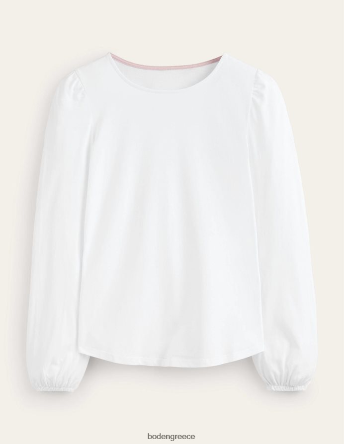 άσπρο είδη ένδυσης supersoft μακρυμάνικο μπλουζάκι Boden γυναίκες 464PH8176
