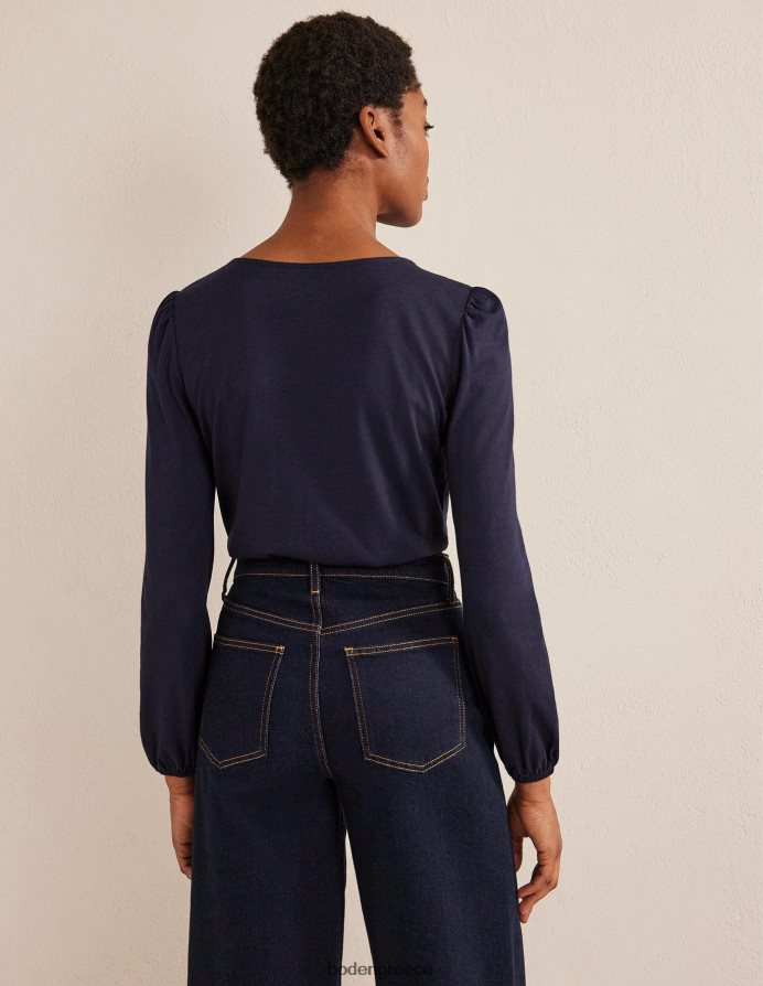 ΠΟΛΕΜΙΚΟ ΝΑΥΤΙΚΟ είδη ένδυσης supersoft μακρυμάνικο μπλουζάκι Boden γυναίκες 464PH8181