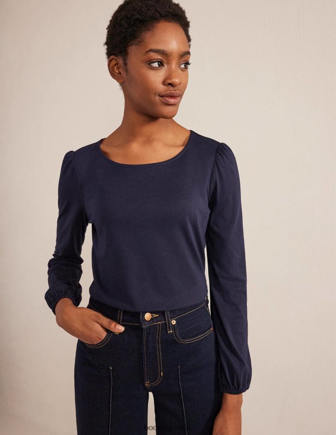 ΠΟΛΕΜΙΚΟ ΝΑΥΤΙΚΟ είδη ένδυσης supersoft μακρυμάνικο μπλουζάκι Boden γυναίκες 464PH8181