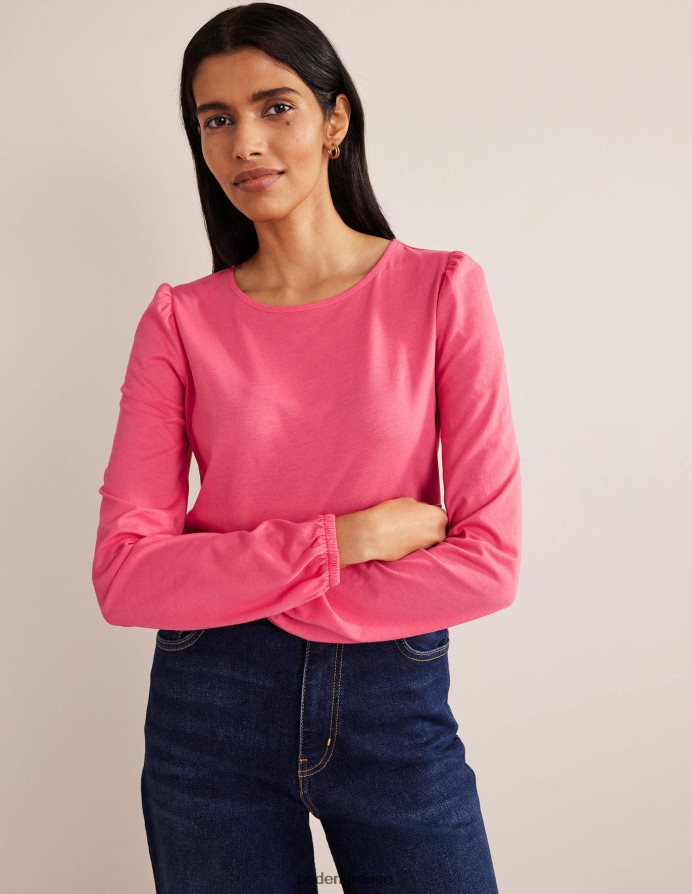 κοράλλι είδη ένδυσης supersoft μακρυμάνικο μπλουζάκι Boden γυναίκες 464PH82236