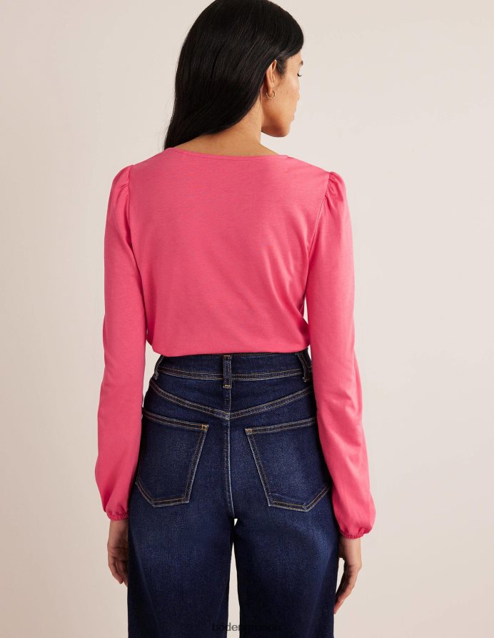 κοράλλι είδη ένδυσης supersoft μακρυμάνικο μπλουζάκι Boden γυναίκες 464PH82236