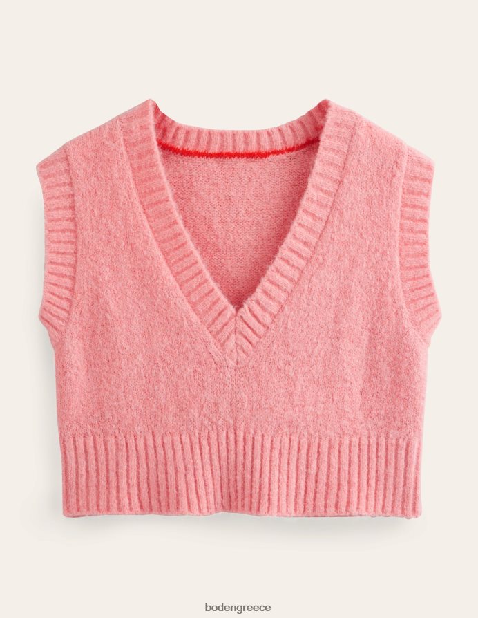 ροζ ντάλια είδη ένδυσης αφράτο κομμένο φανελάκι με λαιμόκοψη v Boden γυναίκες 464PH81953