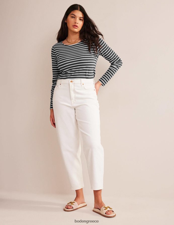 άσπρο είδη ένδυσης ψηλό κωνικό τζιν της δεκαετίας του '90 Boden γυναίκες 464PH8659