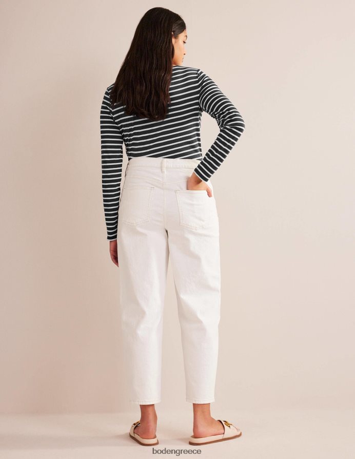 άσπρο είδη ένδυσης ψηλό κωνικό τζιν της δεκαετίας του '90 Boden γυναίκες 464PH8659