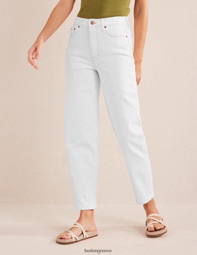 άσπρο είδη ένδυσης ψηλό κωνικό τζιν της δεκαετίας του '90 Boden γυναίκες 464PH8659