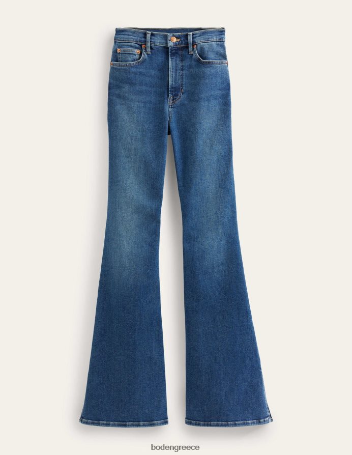 ινδικό είδη ένδυσης ψηλό ψηλό σπαστό τζιν Boden γυναίκες 464PH81769