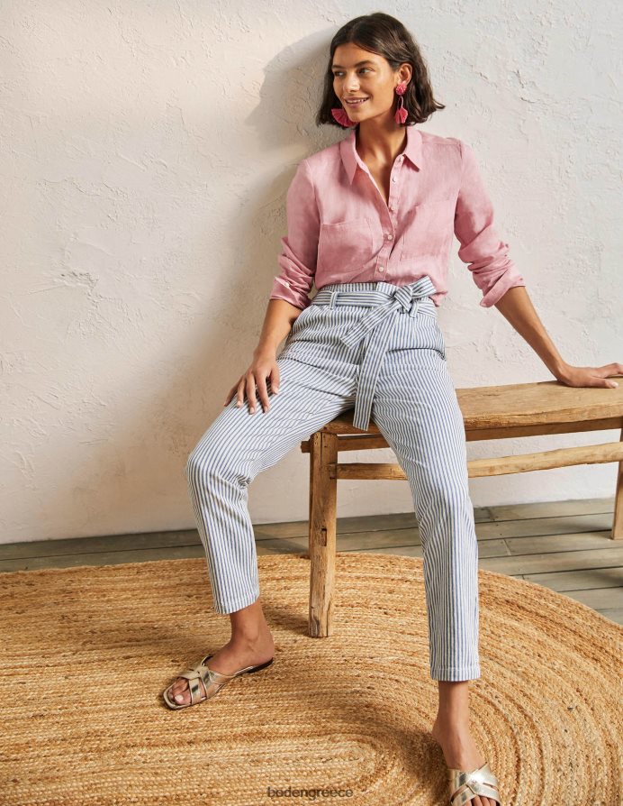 λωρίδα στον Ατλαντικό Ωκεανό είδη ένδυσης τζιν στη μέση Boden γυναίκες 464PH82470