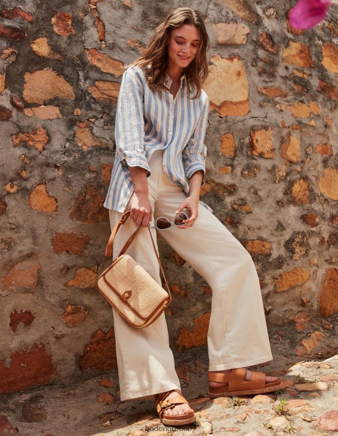 εκρού είδη ένδυσης ψηλό ψηλό φαρδύ τζιν Boden γυναίκες 464PH8657