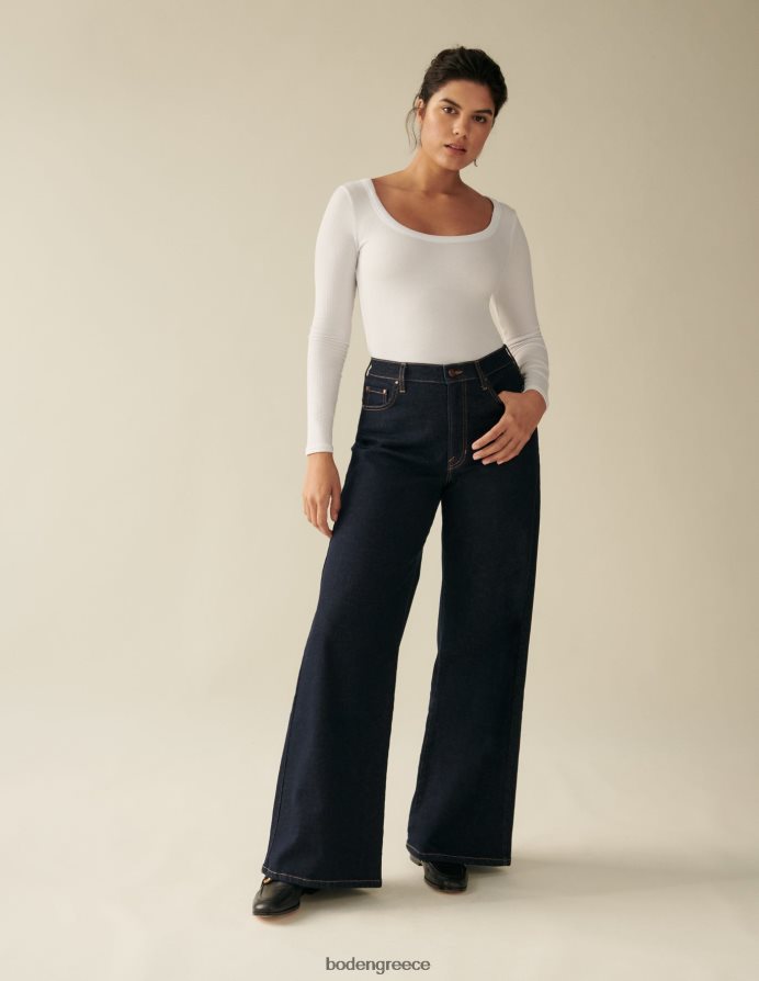 ινδικό είδη ένδυσης ψηλό ψηλό φαρδύ τζιν Boden γυναίκες 464PH8658