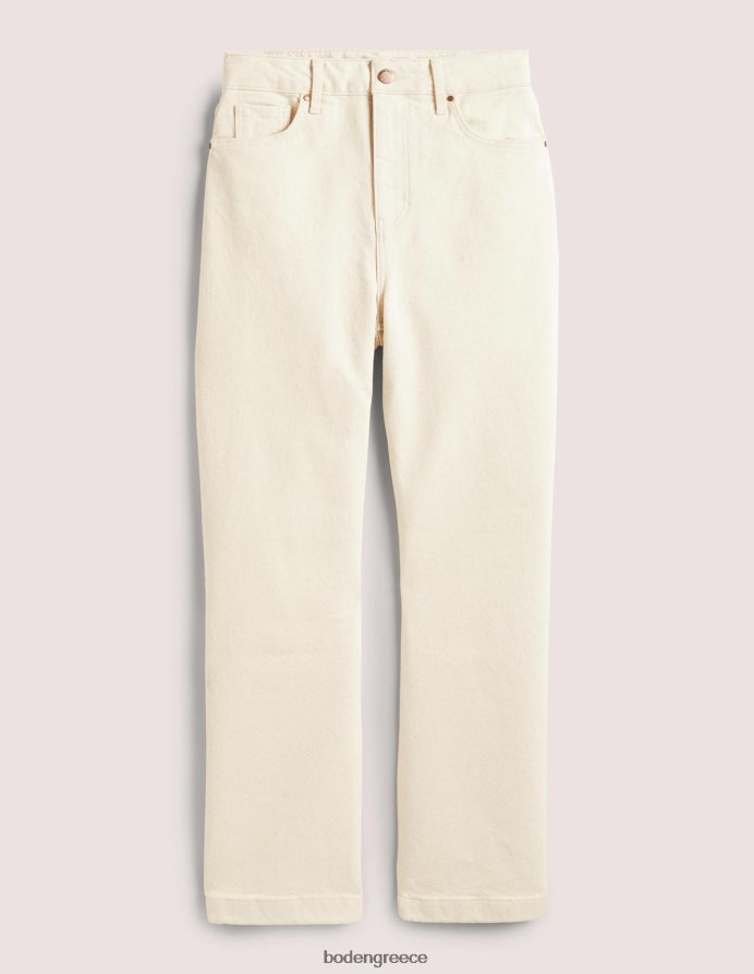 εκρού είδη ένδυσης άκαμπτο cropped flare τζιν Boden γυναίκες 464PH81948