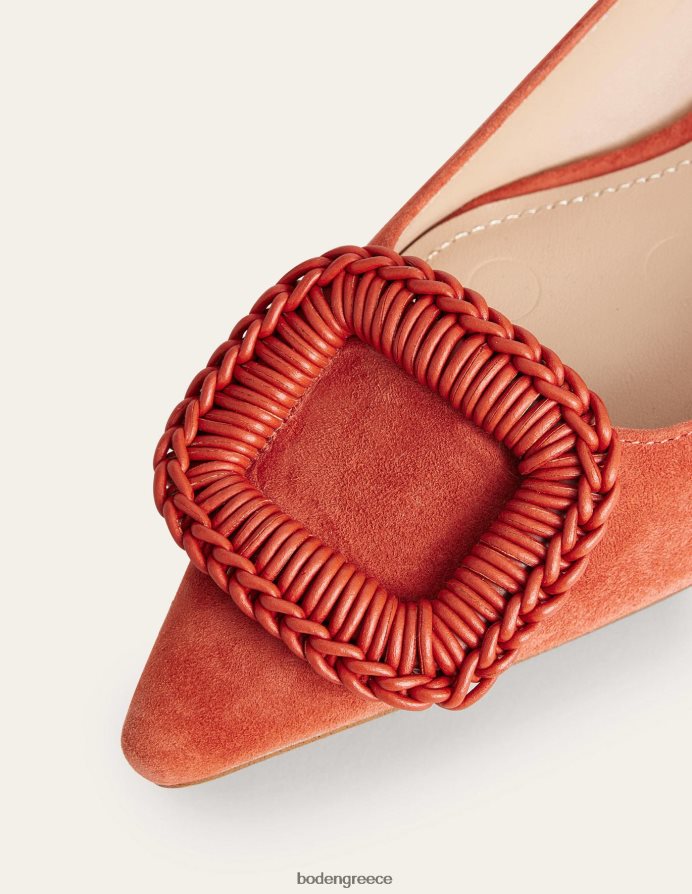 σουέτ ντομάτας είδη υπόδησης μυτερές μπαλαρίνες Boden γυναίκες 464PH82608