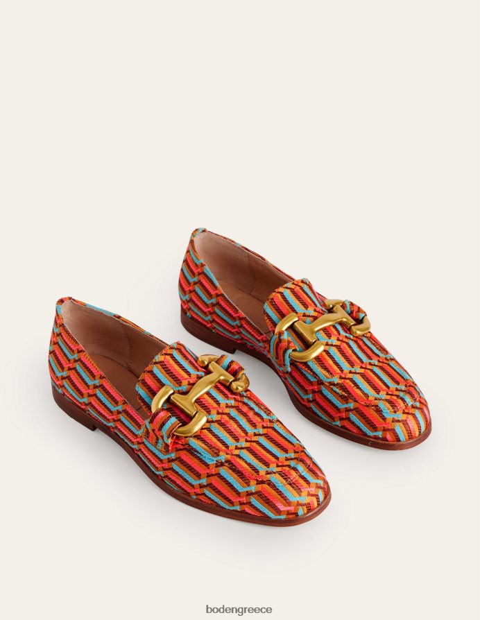 geo υφαντό ύφασμα είδη υπόδησης μοκασίνια ζακάρ snaffle Boden γυναίκες 464PH82296