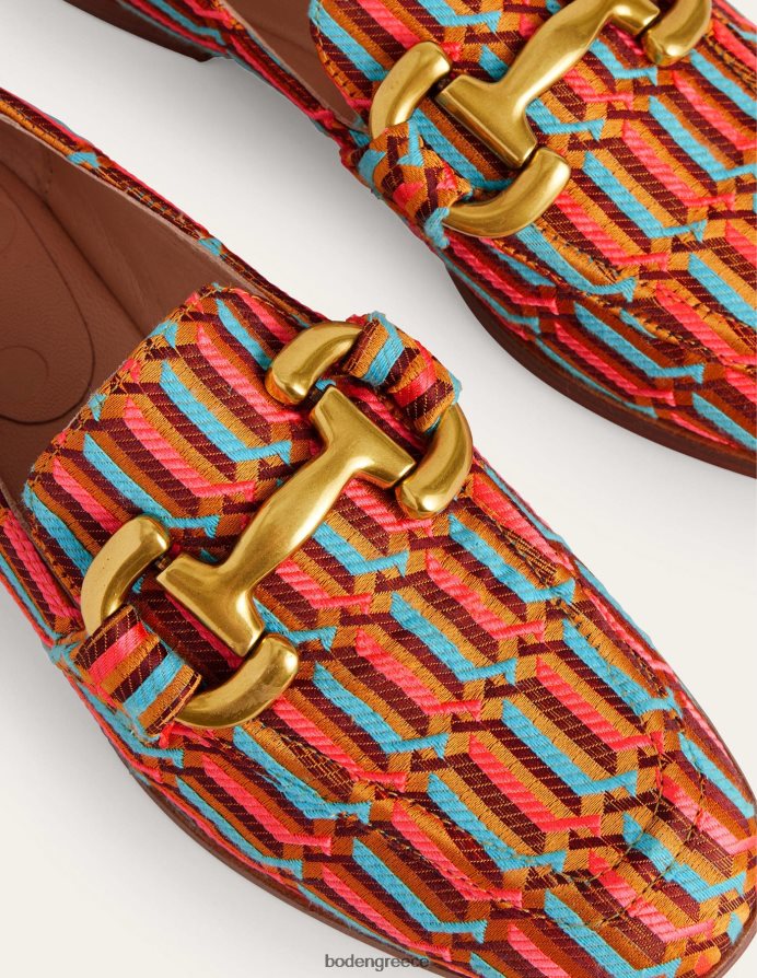 geo υφαντό ύφασμα είδη υπόδησης μοκασίνια ζακάρ snaffle Boden γυναίκες 464PH82296