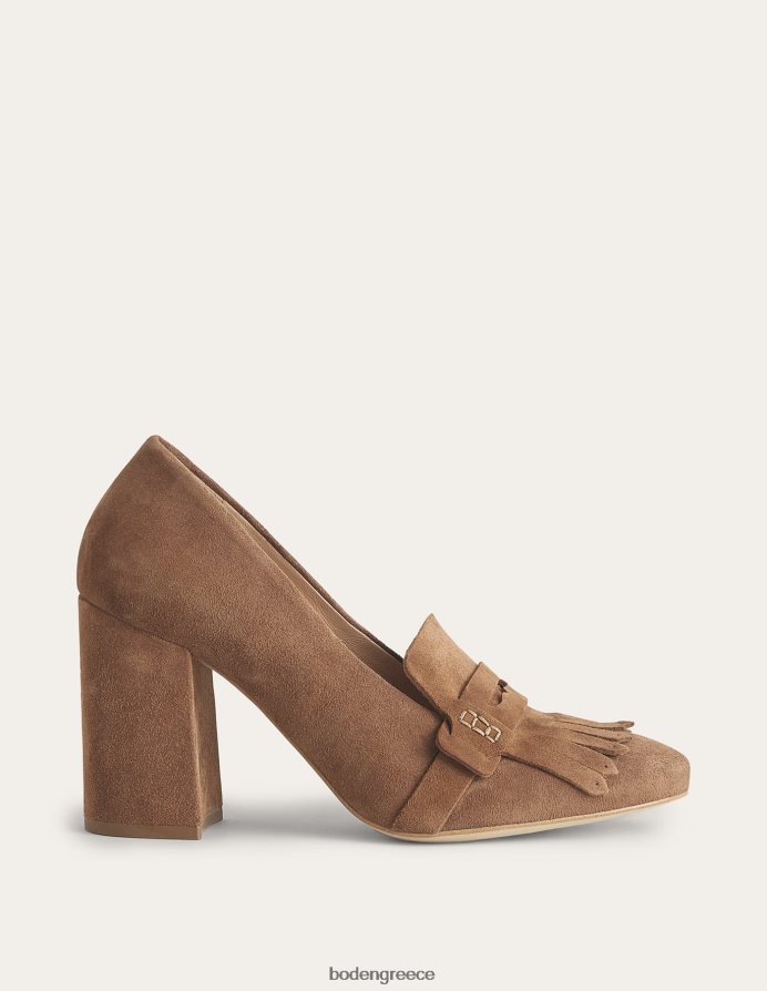 χρυσαφένιο καστόρι είδη υπόδησης loafers με τακούνι ghillie Boden γυναίκες 464PH82292