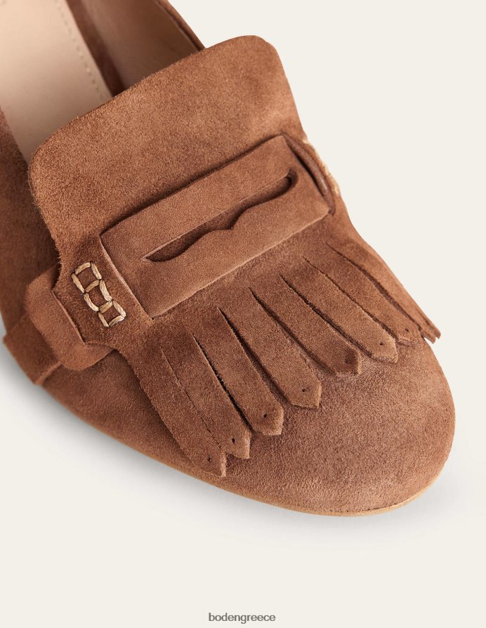 χρυσαφένιο καστόρι είδη υπόδησης loafers με τακούνι ghillie Boden γυναίκες 464PH82292