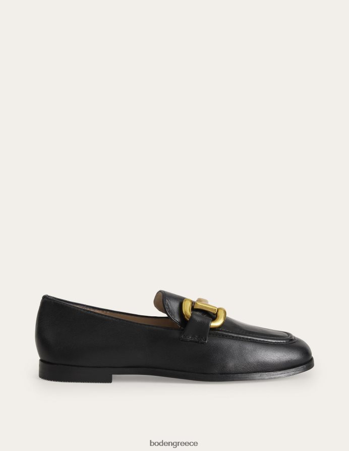 μαύρος είδη υπόδησης loafers ίριδας snaffle Boden γυναίκες 464PH8729