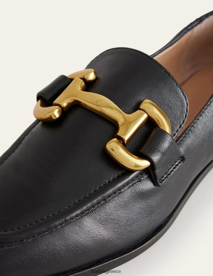 μαύρος είδη υπόδησης loafers ίριδας snaffle Boden γυναίκες 464PH8729