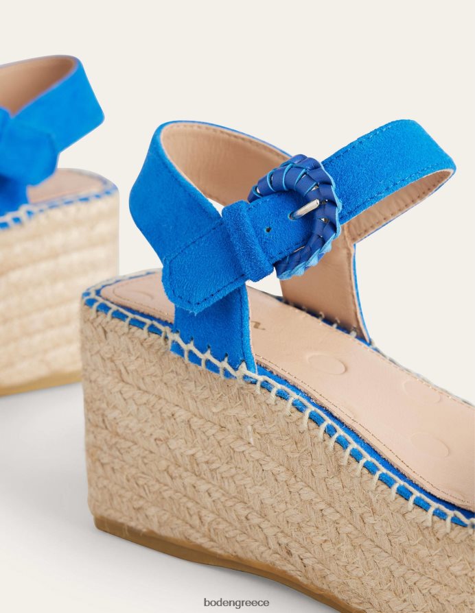 σουέτ μπλε ερωδιού είδη υπόδησης σφήνες εσπαντρίγιας Boden γυναίκες 464PH82340