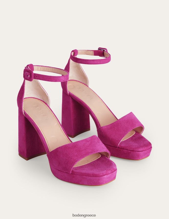 ροζ φεστιβάλ είδη υπόδησης σανδάλια πλατφόρμας με τακούνι Boden γυναίκες 464PH82311