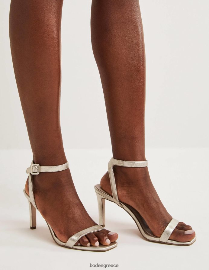 απαλό χρυσό μεταλλικό είδη υπόδησης σανδάλια με τιράντες Boden γυναίκες 464PH82345