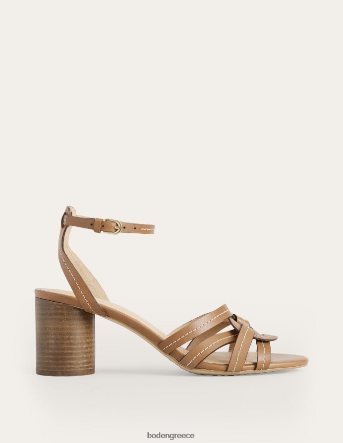 μαυρισμένο δέρμα είδη υπόδησης πέδιλα με τακούνι με πολλά λουράκια Boden γυναίκες 464PH82602