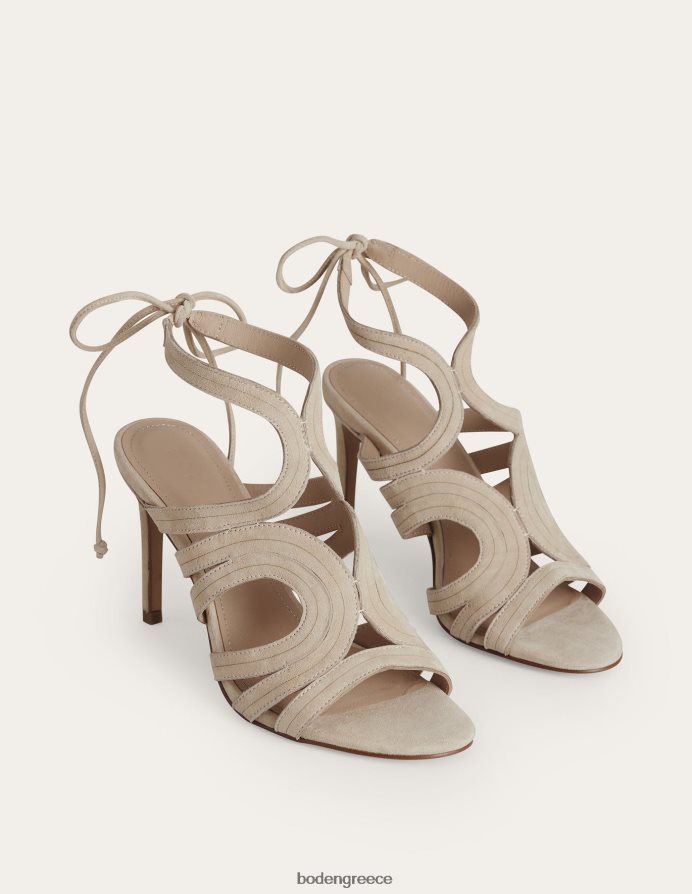 σουέτ βρώμης είδη υπόδησης κομμένα σανδάλια με τακούνια Boden γυναίκες 464PH8698