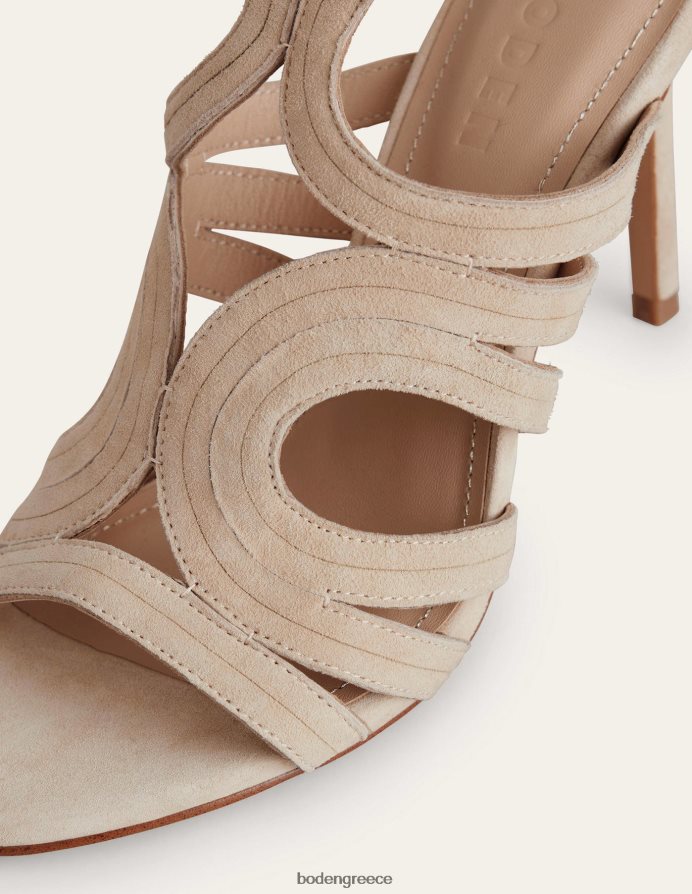 σουέτ βρώμης είδη υπόδησης κομμένα σανδάλια με τακούνια Boden γυναίκες 464PH8698