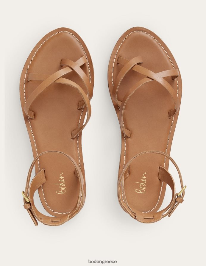 μαυρισμένο δέρμα είδη υπόδησης εύκολο flat σανδάλι Boden γυναίκες 464PH82382