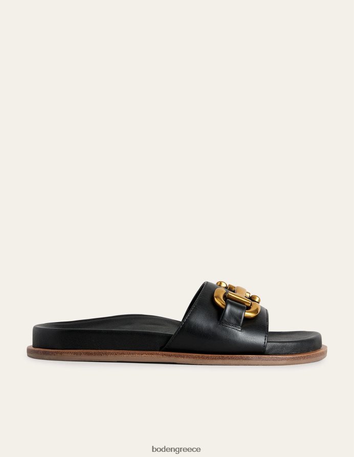 μαύρος είδη υπόδησης Σανδάλια συρταρωτού τύπου iris snaffle Boden γυναίκες 464PH8690