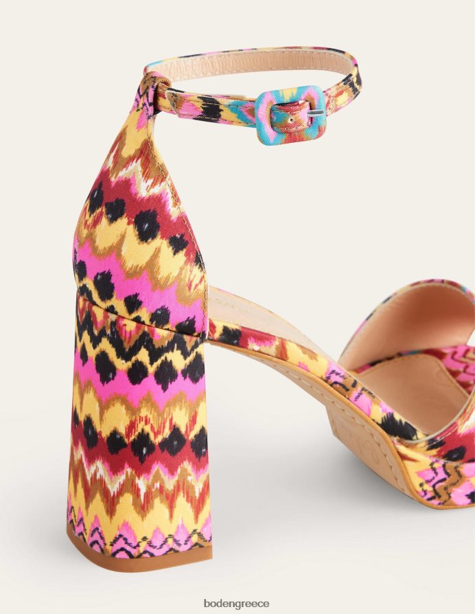 multi & ανάγλυφη ikat είδη υπόδησης σανδάλια πλατφόρμας με τακούνι Boden γυναίκες 464PH82298