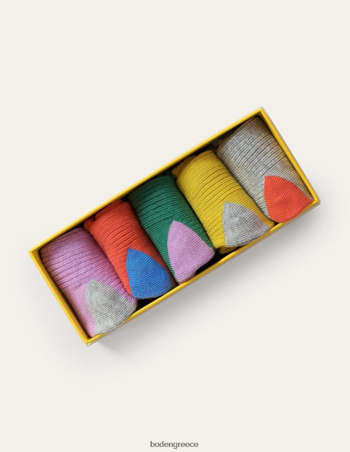 πολλαπλών πλευρών αξεσουάρ κουτί κάλτσας 5 πακέτο Boden κορίτσια 464PH82734