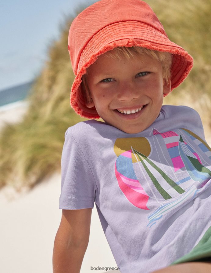 κόκκινο μανταρίνι αξεσουάρ καπέλο κουβά Boden κορίτσια 464PH83116