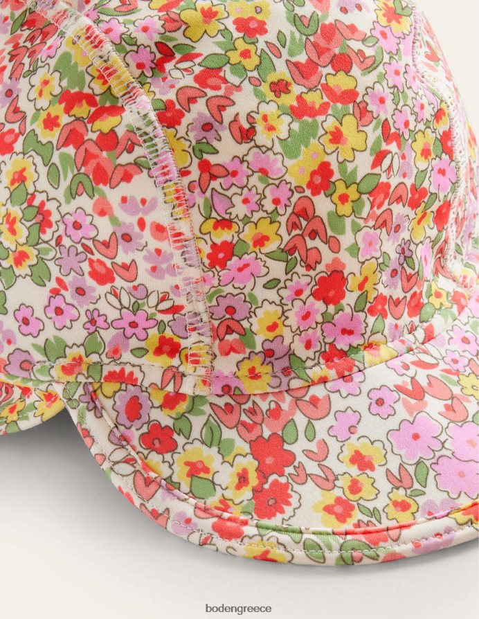 λουλουδάτο πολύ ανοιξιάτικο αξεσουάρ εμπριμέ αντηλιακό καπέλο κολύμβησης Boden κορίτσια 464PH83133