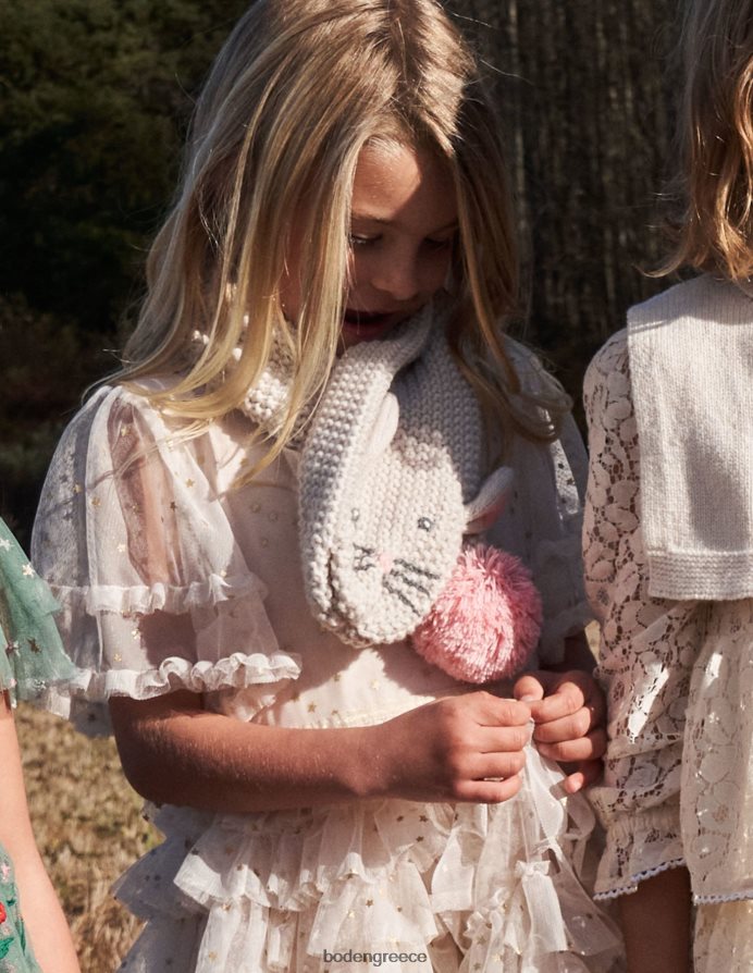 ιβουάρ λαγουδάκι αξεσουάρ κασκόλ νεωτερισμού Boden κορίτσια 464PH82728