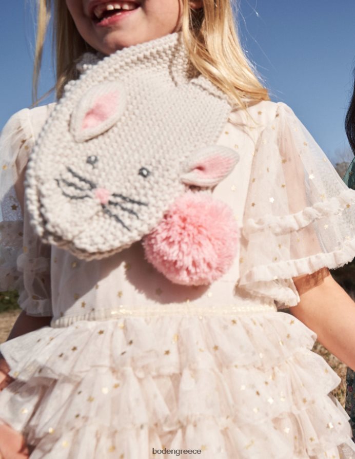 ιβουάρ λαγουδάκι αξεσουάρ κασκόλ νεωτερισμού Boden κορίτσια 464PH82728