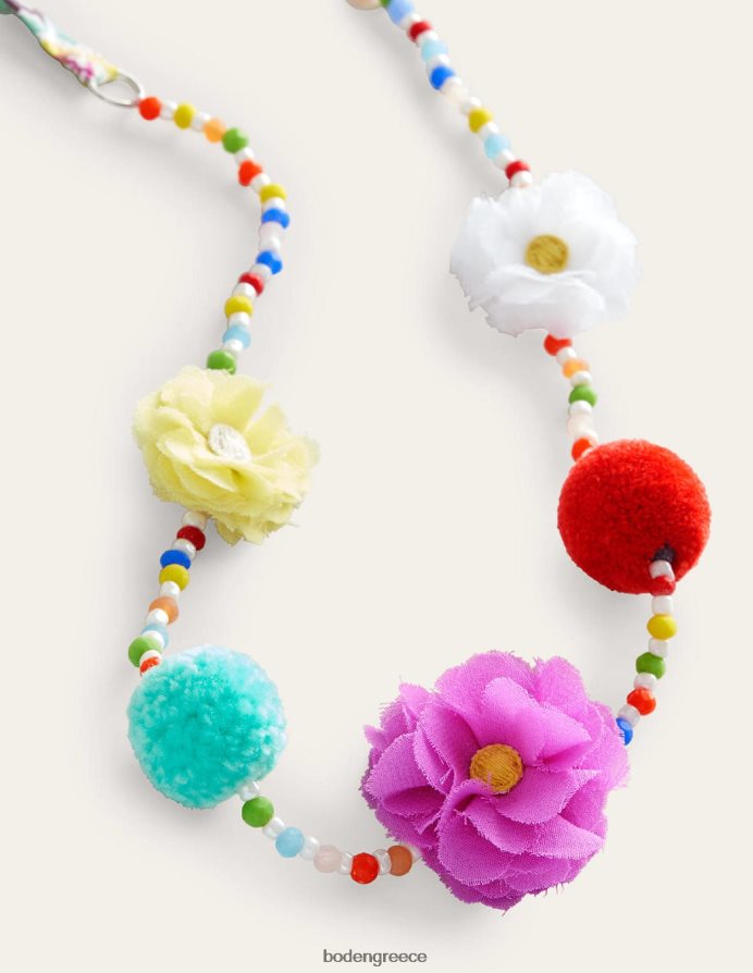 λουλούδια με πολλές χάντρες αξεσουάρ κολιέ Boden κορίτσια 464PH82732