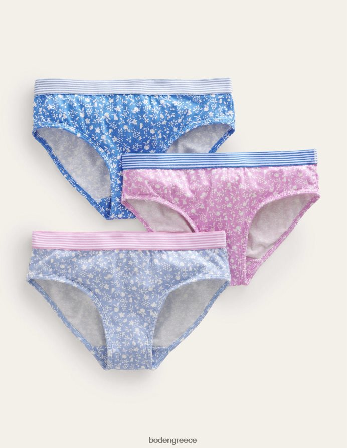 ορχιδέα λουλουδάτο είδη ένδυσης παντελόνι 3 πακέτο Boden κορίτσια 464PH8838