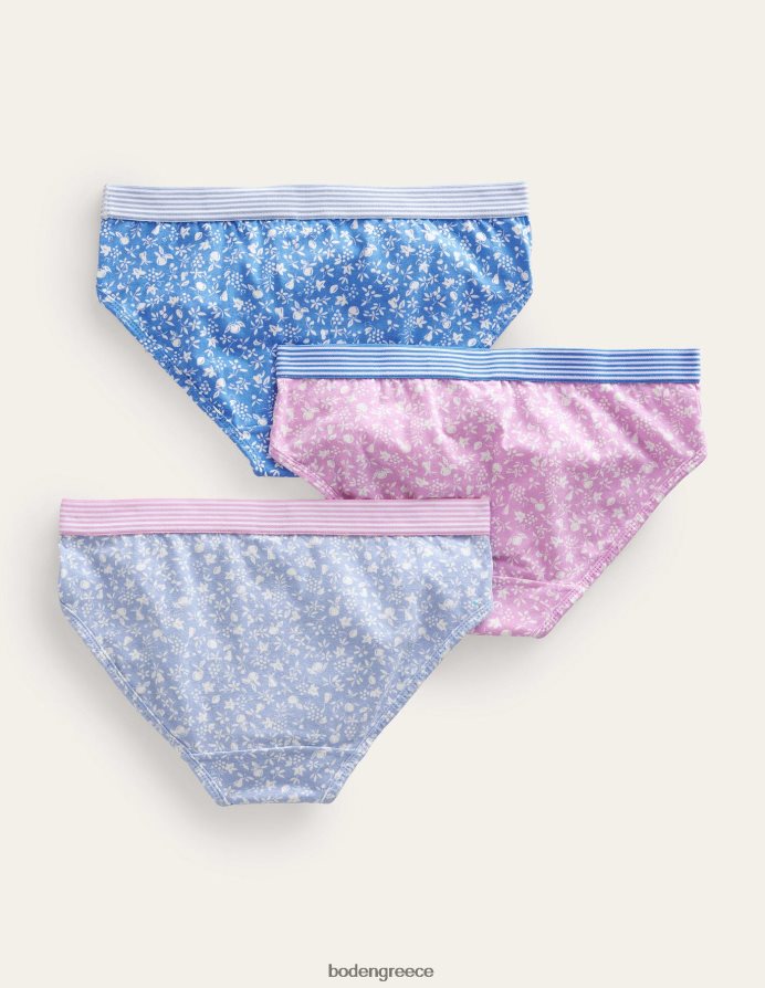 ορχιδέα λουλουδάτο είδη ένδυσης παντελόνι 3 πακέτο Boden κορίτσια 464PH8838