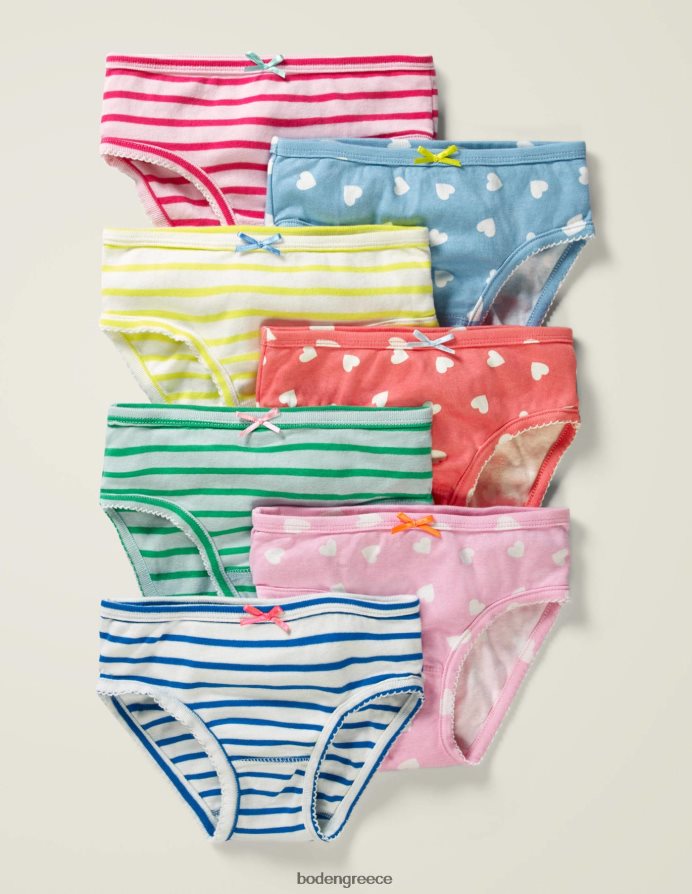 σκορπισμένη καρδιά είδη ένδυσης παντελόνι 7 πακέτο Boden κορίτσια 464PH8555