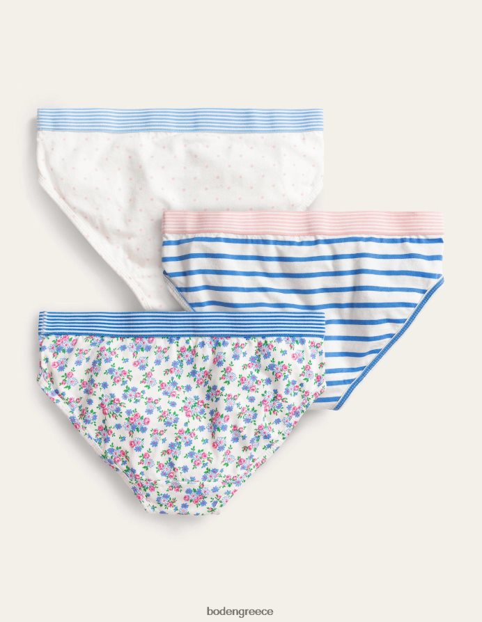 multi floral είδη ένδυσης παντελόνι 3 πακέτο Boden κορίτσια 464PH8837