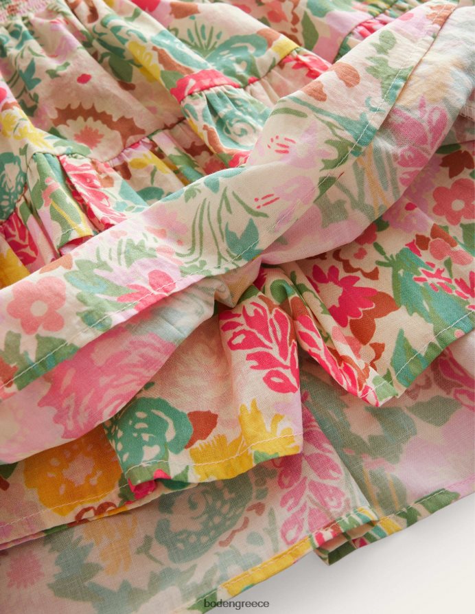 πολύ ζωγραφικά λουλουδάτα είδη ένδυσης βολάν μίνι σκόρτ Boden κορίτσια 464PH82645