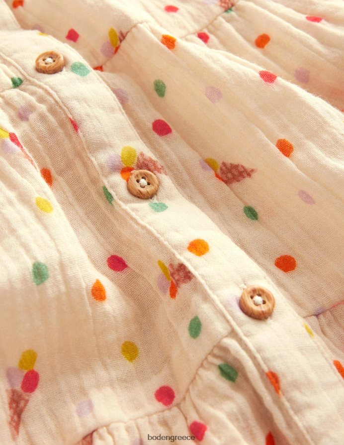 παγωτά με λοβό βανίλιας είδη ένδυσης διπλή μίντι φούστα Boden κορίτσια 464PH82650