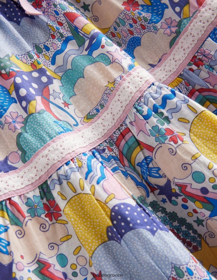 ιβουάρ πολυ καιρός είδη ένδυσης μίντι επιπέδων φούστα Boden κορίτσια 464PH82657