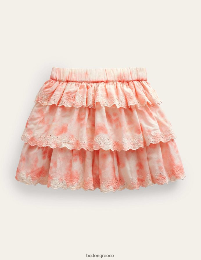 ροζ βαφή γραβάτας είδη ένδυσης γραβάτα βαφή φούστα Boden κορίτσια 464PH82673