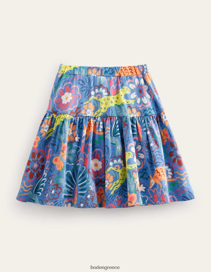 μπλε λεοπάρ σαφάρι είδη ένδυσης κλιμακωτή φανέλα Boden κορίτσια 464PH82768