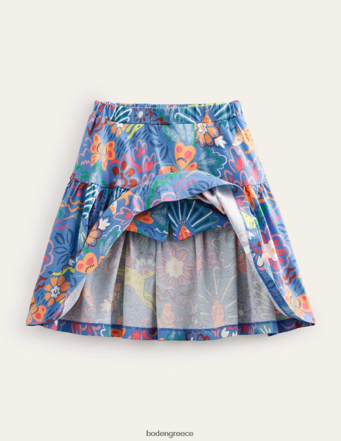 μπλε λεοπάρ σαφάρι είδη ένδυσης κλιμακωτή φανέλα Boden κορίτσια 464PH82768