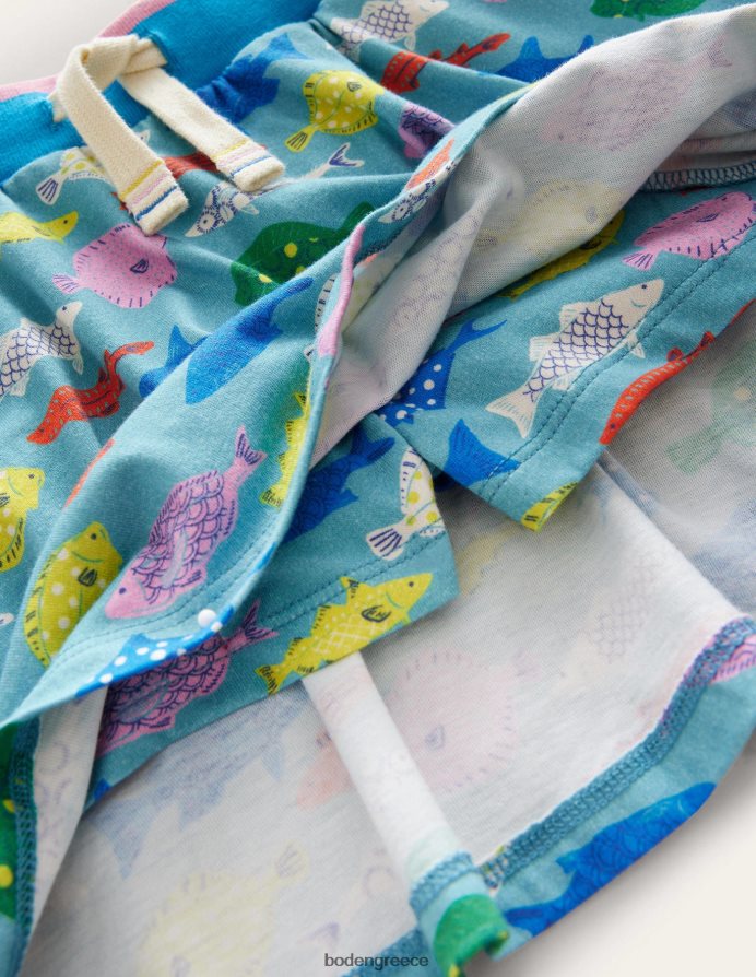 γαλάζιο ψάρι της θάλασσας είδη ένδυσης φανελάκι Boden κορίτσια 464PH83249