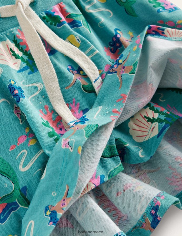 aqua sea blue γοργόνες είδη ένδυσης φανελάκι Boden κορίτσια 464PH8777